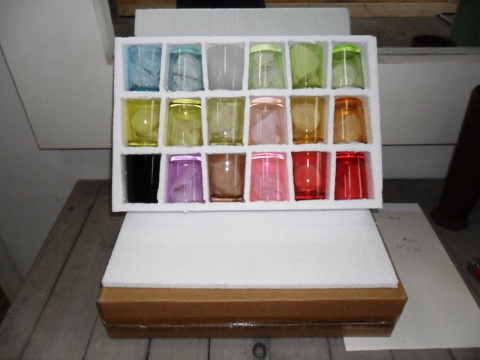 Waxine houder glas