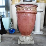 Aardewerk Vaas (oud roze)