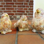 Terracotta vogels te koop bij Veldt Restpartijen te Heerle