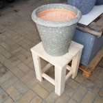 Steigerhouten plantentafeltje te koop bij Veldt Restpartijen te Heerle