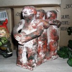Terracotta beeldje te koop bij Veldt Restpartijen te Heerle