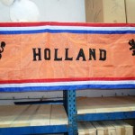 WK Voetbal spandoek te koop bij Veldt Restpartijen te Heerle