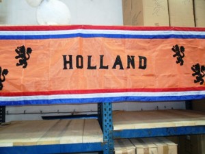 WK Voetbal spandoek te koop bij Veldt Restpartijen te Heerle