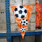 Puntvlag voetbal te koop bij Veldt Restpartijen te Heerle