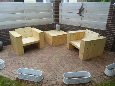 Steigerhouten tuinset te koop bij Veldt Restpartijen te Heerle