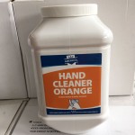 Hand cleaner orange