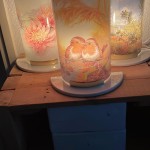 Lampje 3x (vogels - bomen - bloem)