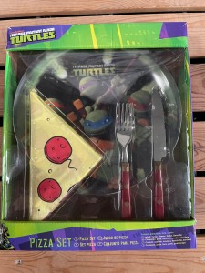 Pizza set Nickelodeon Teenage mutant ninja Turtles, origineel pizzabord